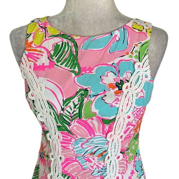 Lilly Pulitzer x Target Nosey Posey Floral Pastel Sleeveless Mini Dress - 4 - Picture 6 of 16